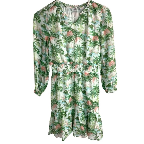 Vineyard Vines Girls Smocked Waist Dress - Picture 1 of 8